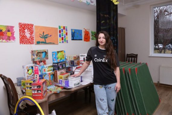 
                    CoinEx Charity провела мероприятие для детей из грузинского центра &laquo;First Step&raquo;                