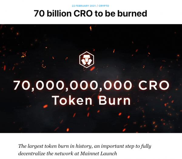 Сообщество критикует генерального директора Crypto.com за повторный выпуск 70 млрд CRO Сообщество критикует генерального директора Crypto.com за повторный выпуск 70 млрд CRO