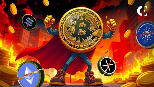 Доминирование BTC станет ключевым фактором, если биткоин достигнет $109 тыс. для подсказок сезона альткоинов