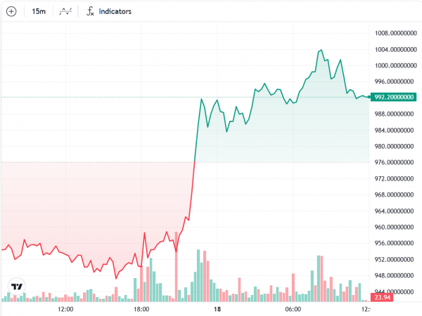 Инвестор Cryptocurrence в течение 8 лет сокращает 1 тыс. Долл. США, так как BNB достигает 1000 долларов США ATH