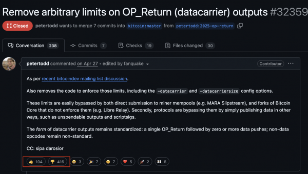 &laquo;Эти Fiat Arguments, касающиеся op_return, нужно идти&raquo; &ndash; Джимми Сонг