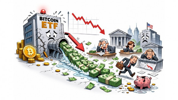 Биткоин-ETF потеряли $2,5&nbsp;млрд с начала года: пятая подряд неделя оттока впервые с марта 2025 года